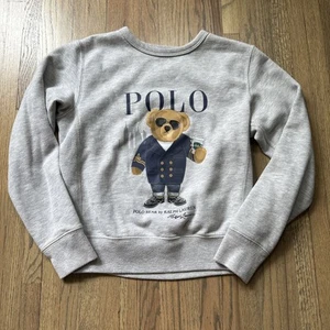 Ralph Lauren Polo Bear NY City Sweatshirt Crewneck SZ S Preppy Coffee Limited - Picture 1 of 12