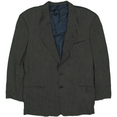 90s Vintage Giorgio Armani Saks Fifth Avenue Wool Italy Blazer Jacket Coat Suit - Image 1 of 4