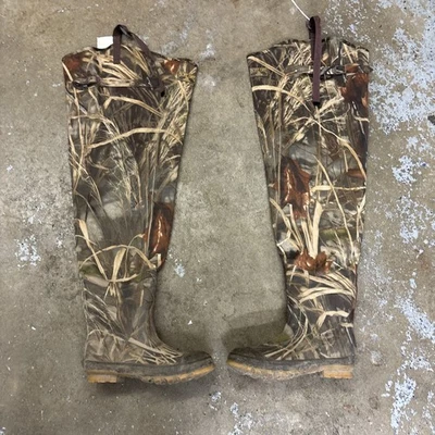 RedHead Bone-Dry Men's US Size 10 Hip Wader Boot Camo Straps Waterproof 600g - Image 1 of 4