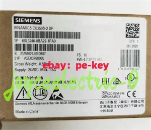 New Siemens 6SL3246-0BA22-1PA0 SINAMICS G120 C0NTR0L UNIT/pe - Picture 1 of 3