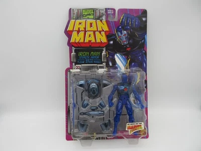 Boneco de ação vintage Marvel Stealth Armor Iron Man [ToyBiz, 1995] Novo na caixa! - Imagem 1 de 4