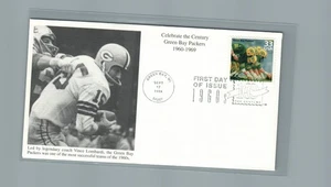 1999 First day Cover #3188d Green Bay Packers  Football 960's Mystic Cachet - Picture 1 of 2