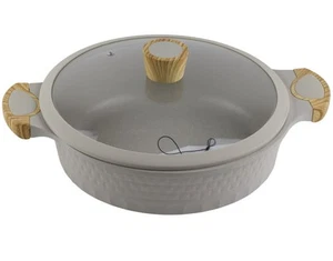 Cazuela baja D&W Deane & White 11" tapa para olla todas las estufas gris - Imagen 1 de 2