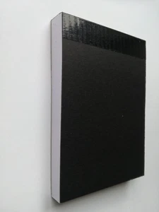 24 PADS A7 PAPEL BLANCO LISO MINI JOTTER NOTA PAD MEMO 100 hojas NOTEBOOK NEGRO - Imagen 1 de 6