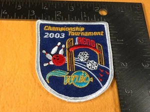 M2-87 WIBC 2003 CHAMPIONSHIP TOURNAMENT BOWLING PATCH - RENO NEVADA - Picture 1 of 2