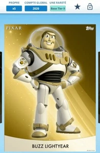 Disney Collect Topps Base Tier 9 Buzz Lightyear - Zdjęcie 1 z 2
