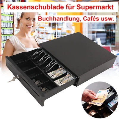 Kassenschublade Kassenlade mit manueller Öffnung Geldschublade mechanisch - Bild 1 von 4