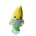 Funny Positive Potato Knitted Inspired Toy Tiny Doll Desk Christmas Gift Y8J7