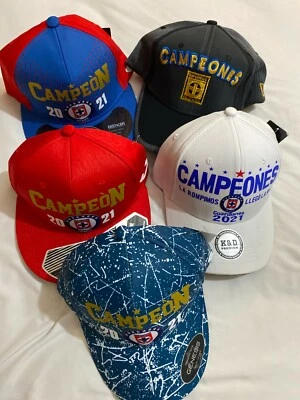 DEPORTIVO CRUZ AZUL  CHAMPION HAT . GORRA DE CAMPEON 2021 LLEGO LA 9na - Image 1 of 3