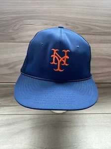 Vintage New York Mets Mütze Cap Snapback blau 80er Mesh Trucker Twins Enterprise - Bild 1 von 6