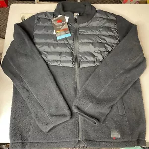 Chaqueta Herschel Supply Co Para Hombres XL Polar Cremallera Completa Negra 3M Thinsulate 660-800 - Imagen 1 de 4