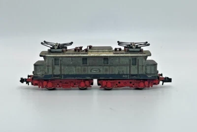 N Scale Minitrix Weathered Locomotive No Box - Image 1 of 4