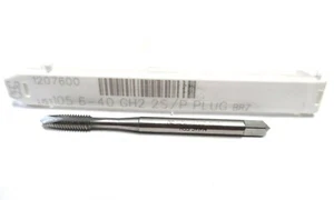OSG (1207600) #6-40 UNF 2" OAL 2B/3B H2 2-Flute RH HSS Plug Spiral Point Tap - Picture 1 of 2