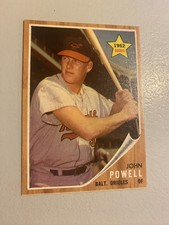 1962 Topps #99 John Boog Powell Orioles Rookie Card