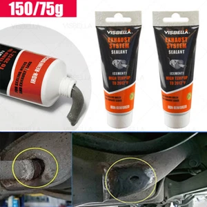 New Car Exhaust Pipe Repair Glue Sealant High Temperature X Leaks Plugging Air - Picture 1 of 15
