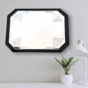 Art Deco Rectangle Mirror Acrylic Frame - Matt - Picture 1 of 5