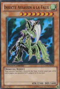 Insecte Assassin à la Faux CT07-FR019 Vent Insecte Effet Niveau 8 YGO - Picture 1 of 1