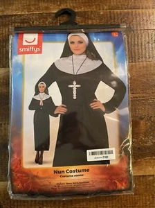 Smiffys Women's Nun's Kit with Headpiece and Collar - Picture 1 of 1