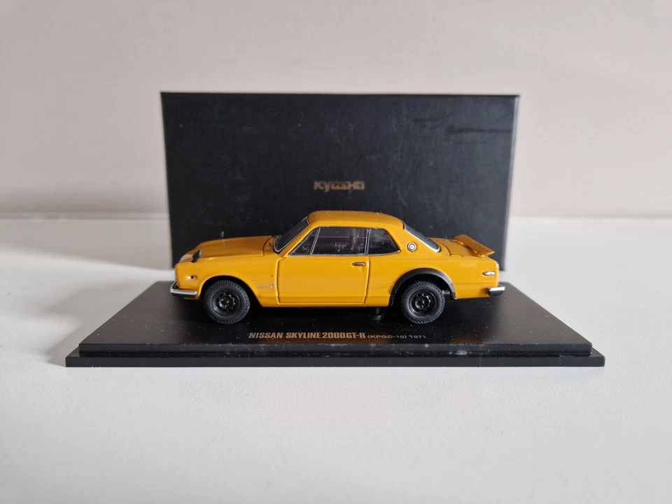 Kyosho 1/43 Nissan Skyline 2000GT-R KPGC10 - Arancione - 1971 - 05516P - Immagine 1 di 4
