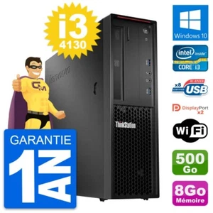 PC Lenovo ThinkStation P300 SFF I3-4130 RAM 8GB Disco Duro 500GB Windows 10 Wifi - Imagen 1 de 7