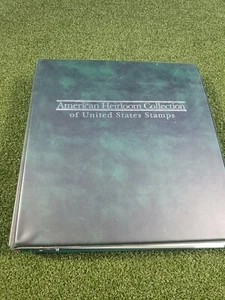 AMERICAN HEIRLOOM 1947-1974 COMMEMORATIVE COLLECTION US STAMPS book w/ stamps - Picture 1 of 12
