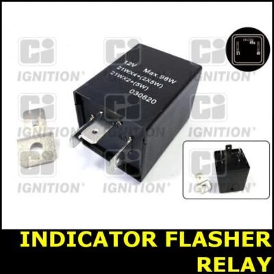 Indicator Flasher Relay FOR VAUXHALL CAVALIER II 1.3 1.6 1.8 2.0 81->88 QH - Image 1 of 2