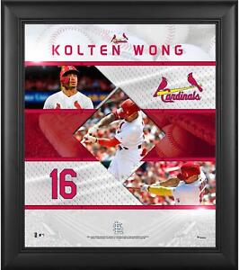 Kolten Wong St. Louis Cardinals Framed 15" x 17" Stitched Stars Collage