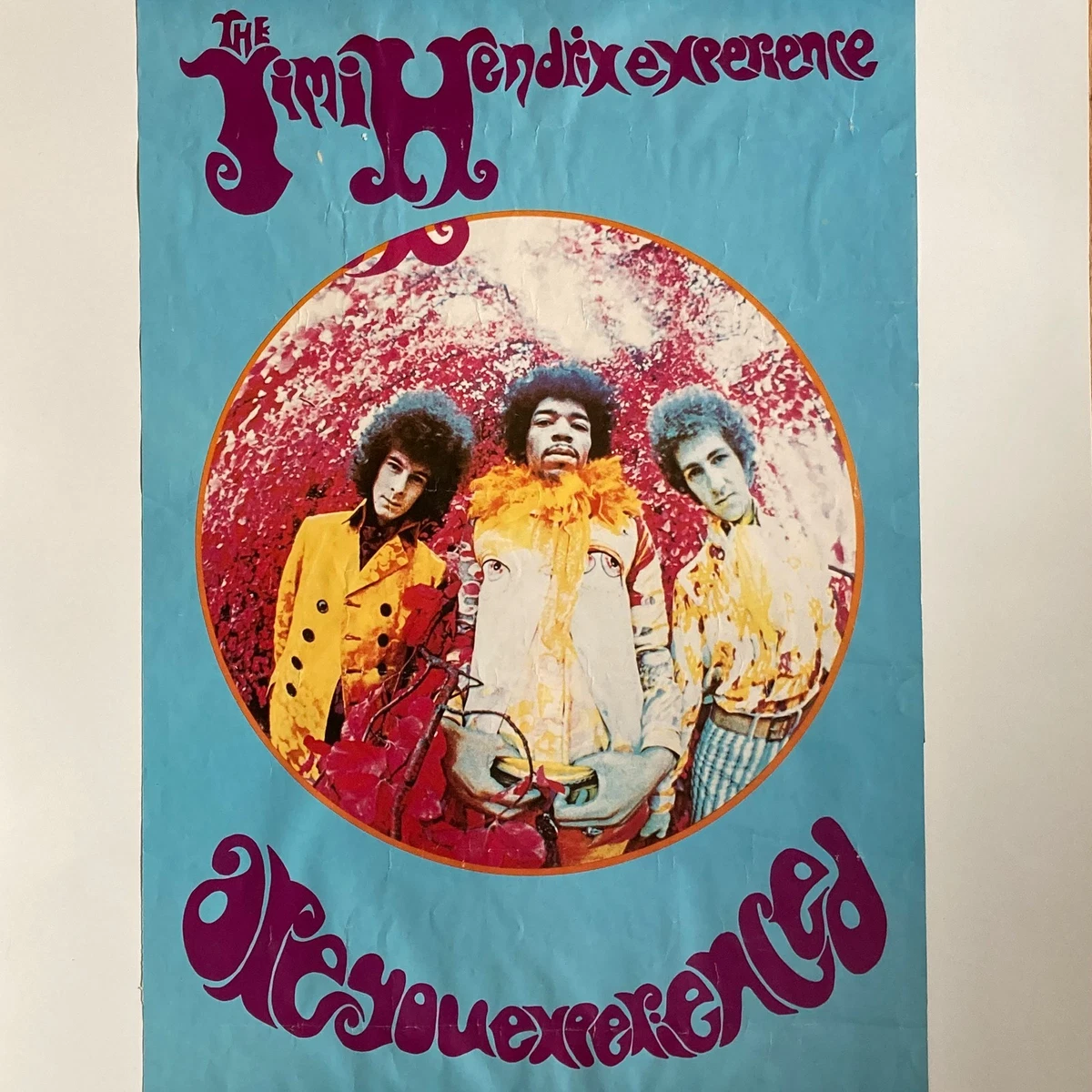 ビンテージ 60s JIMI HENDRIX EXP プロモ ポスター Vintage poster