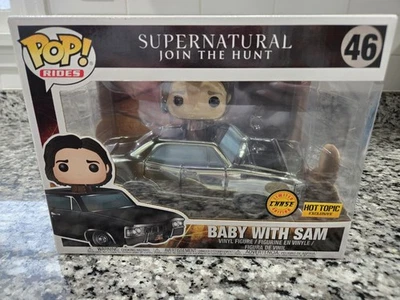 Funko POP ABOVEDADO! RIDES Supernatural BABY WITH SAM #46 Metallic CHASE Hot Topic Foto 1 de 4