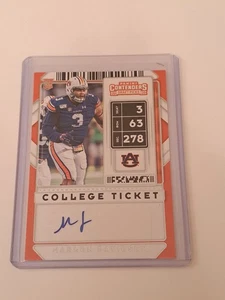 2020 Panini Contenders Draft Picks RC Auto Marlon Davidson Auburn Tigers - Bild 1 von 3