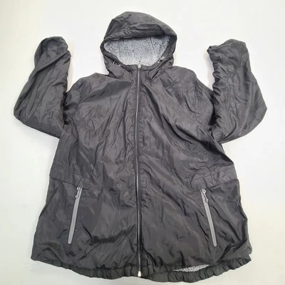 Chaqueta Free Country Mujer XXL 2XL Negra Parka con Capucha Forrada de Piel Sintética Invierno Foto 1 de 4