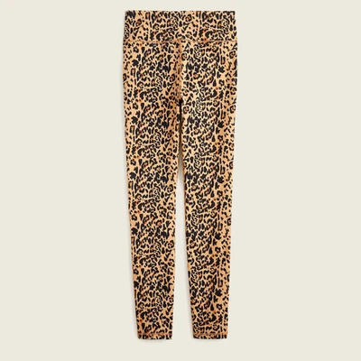 J Crew Womens Size XS 7/8 High Rise Leggings in Leopard Animal Print AK709 1037 - Image 1 of 4