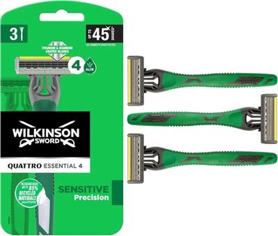 EDGEWELL PERSONAL CARE WILKINSON SWORD - Quattro Essential 3 X Disposable Razors