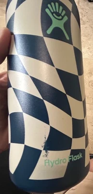 NUEVO con Blemish HydroFlask 32 oz. Botella de boca ancha con tapa de pajita flexible a cuadros Foto 1 de 4