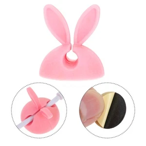 32 Pcs Kaninchen -Ohrfixiergerät Kabelclips Aus Silikon Datenkabelclips - Bild 1 von 12