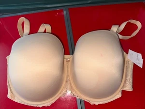 44DDD Auden Demi Coverage Lightly Lined Underwire Convertible T Shirt Bra - Picture 1 of 6