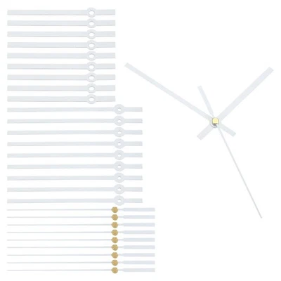 Kit de 10 juegos de manecillas de reloj mecanismo de reloj movimiento reloj de pared de aluminio Foto 1 de 4