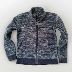 Marmot Kids Couloir Fleece Jacket Arctic Navy Full Zip Space Dye School Gorp S - Picture 1 of 9