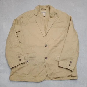 Duluth Trading Jacket Mens XL Brown Twill Presentation Safari Travel Outdoors - Picture 1 of 12
