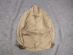 Vintage Boston Nine Japanese Canvas Tactical Work beige Jacket - Picture 1 of 19