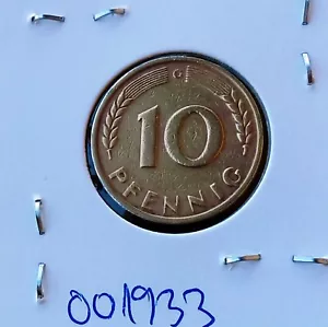 Germany coin - 10 Pfennig 1949 G. BANK DEUTSCHER LANDER, Rarre coin ! - Picture 1 of 2
