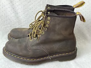 Dr Martens Cavallo Pazzo da uomo 1460 marrone taglia 9M/10W - Foto 1 di 10