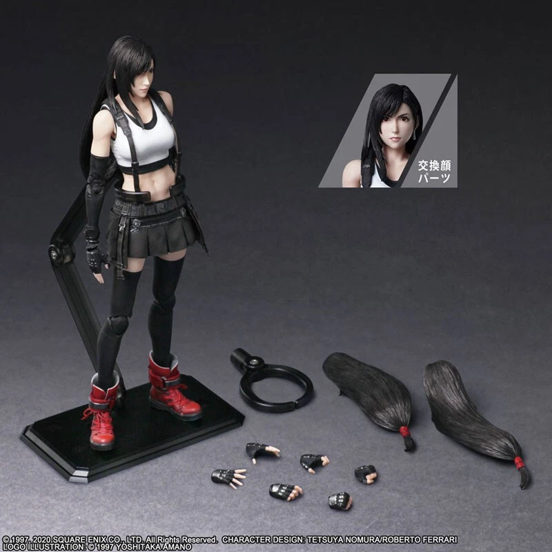 Play Arts Kai Final Fantasy VII Remake Tifa Lockhart Action Figure Boxed PVC hot