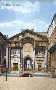 cr 077 anni 20 SPALATO SPLIT (Croazia) Peristilio Diocleziano -FP - edizione MCS - Imagen 1 de 1