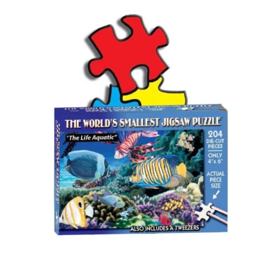 TDC Games World's Smallest Jigsaw Puzzle - The Life Aquatic - 4 x 6 inches - Image 1 of 4