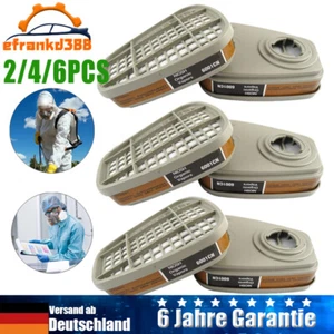 6001 Filter gegen Organische Dämpfe Set für Atemschutzmaske 6200 6800 7502 NEW - Bild 1 von 17