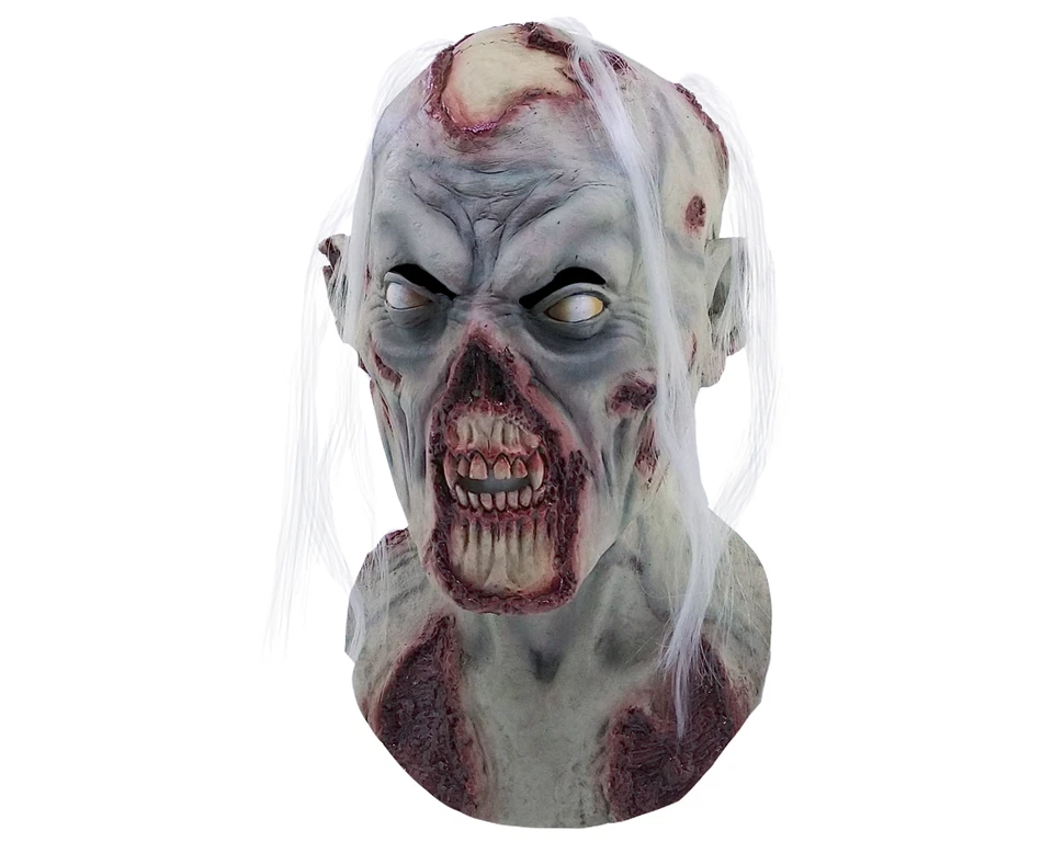 Ghoulish Productions Rotting Death Latex Face Mask Horror Halloween Cosplay - Image 1 of 4