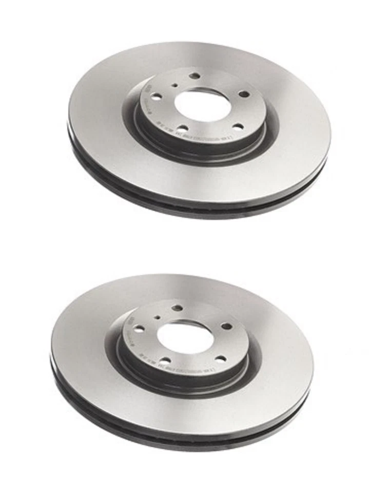 2 BREMBO Left+Right Front Rotors Brakes Brake Disc Set for Nissan for Infiniti - Image 1 of 1