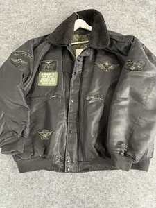 Urban World Gear Military Jacket Mens 4XL Army Korea Bomber Embroidered N282 - Picture 1 of 14