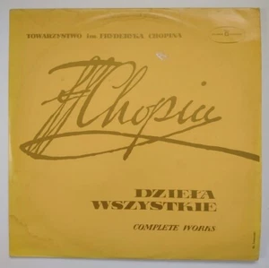 Fryderyk Chopin Dziela Wszystkie Complete Works vinyl record SX 0057 Tested - Imagen 1 de 12